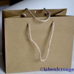 Sacs papier kraft luxe naturel shopping bag poignées coton luxe XS XXL traiteur