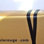 Rouleau / Bobine papier cadeau Made in France crocodile doré 50cm x 50m Luxe