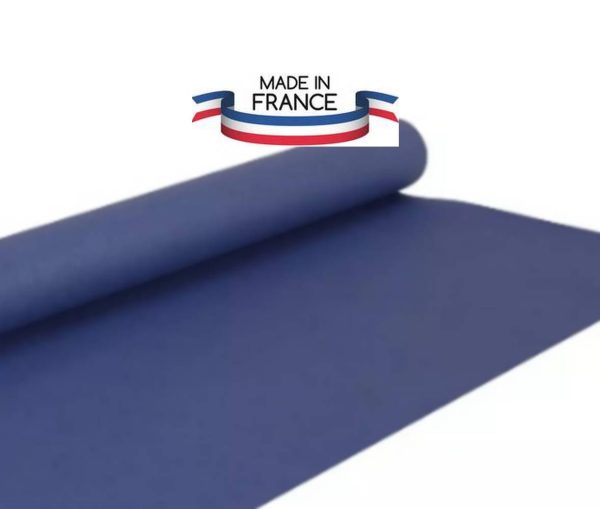 Papier Cadeau Kraft Uni Bleu Foncé Marine 50cm x 250m Bobines Rouleaux Fabriqué en france Recyclable Compostable Compostable